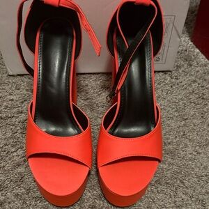 Orange Heels